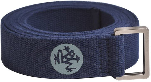 Manduka Unfold Yoga Strap – Strong, Durable Cotton Webbing with Adjustable Buckle for Secure, Slip-Free Support for Stretching, Yoga, Pilates and General Fitness.